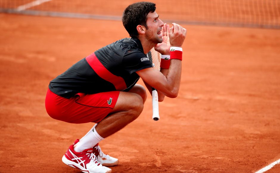Djokovic led 5-2 in the fourth set before Cecchinato fought back to force the tie-break. The Serb also had three set points but failed to convert them as Cecchinato sealed his win. Reuters Djokovic led 5-2 in the fourth set before Cecchinato fought back to force the tie-break. The Serb also had three set points but failed to convert them as Cecchinato sealed his win. Reuters