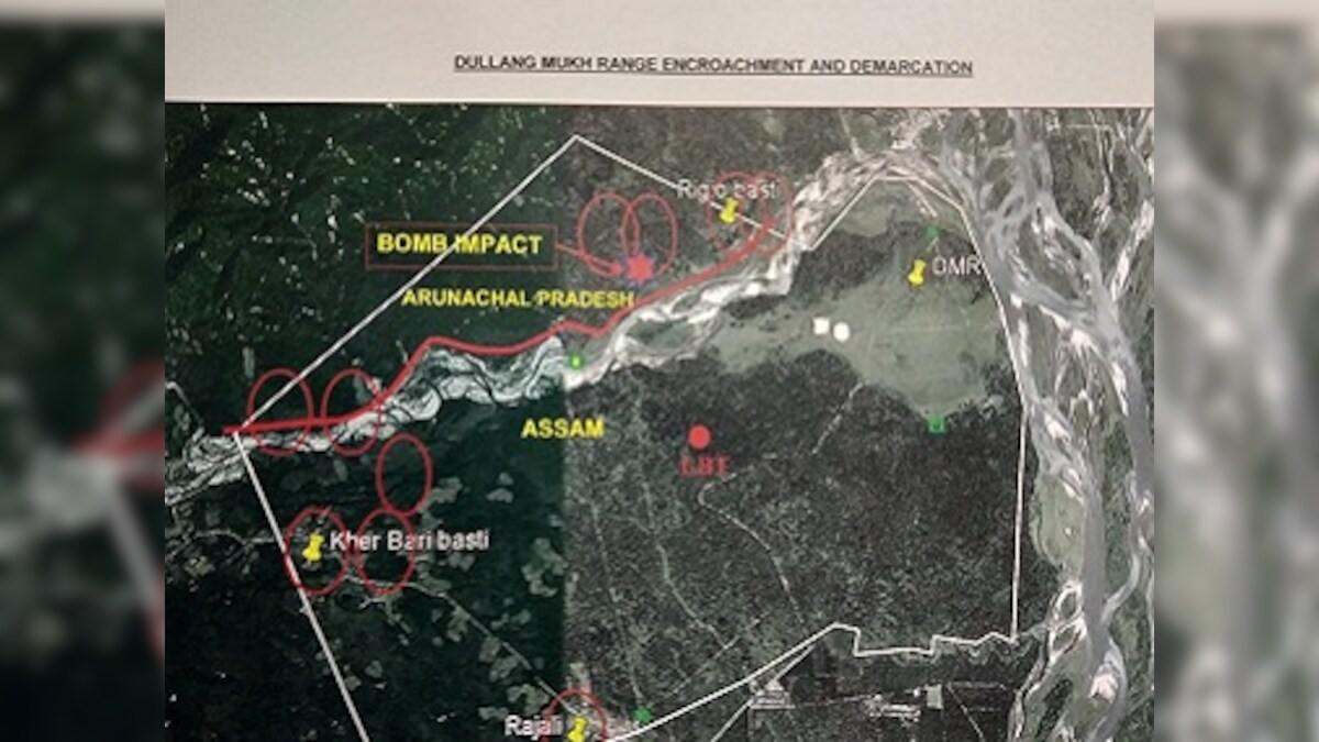 Location of IAF's Dollungmukh range in Arunachal Pradesh is