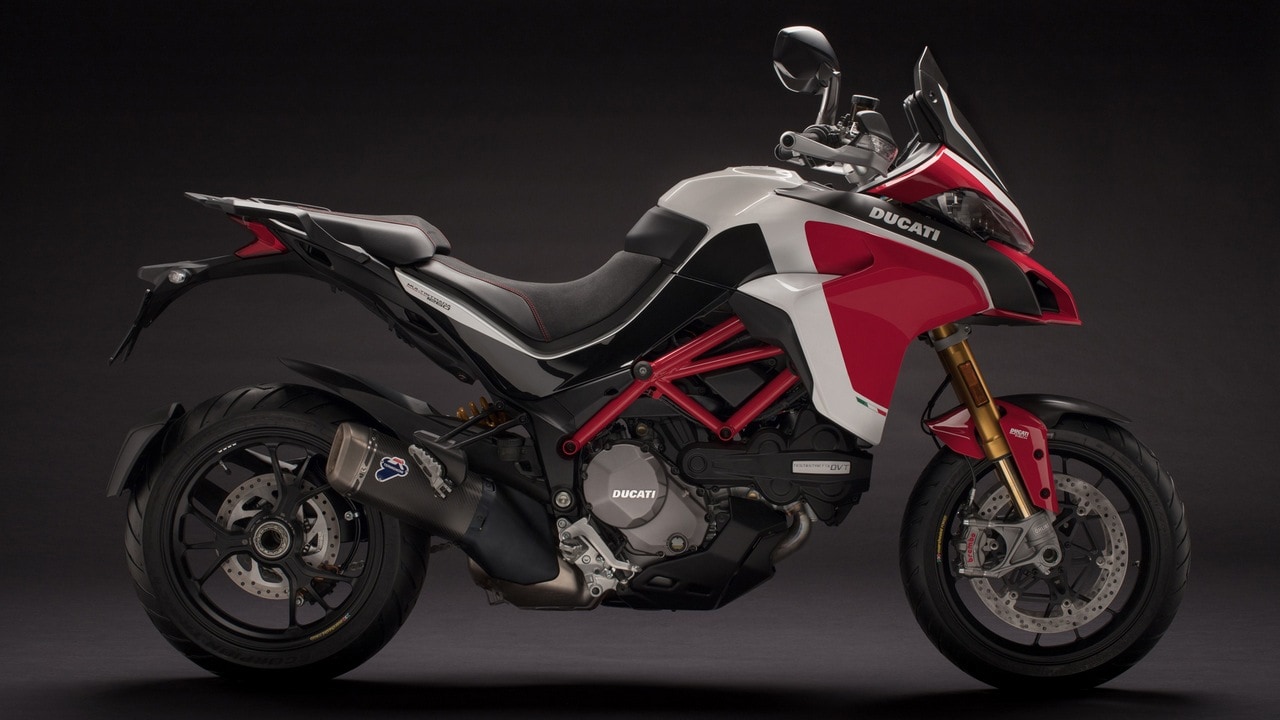 Ducati Multistrada Pikes peak edition.