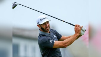 US Open golf 2018: Dustin Johnson takes charge as Tiger Woods misses cut in first appearance at event since 2015