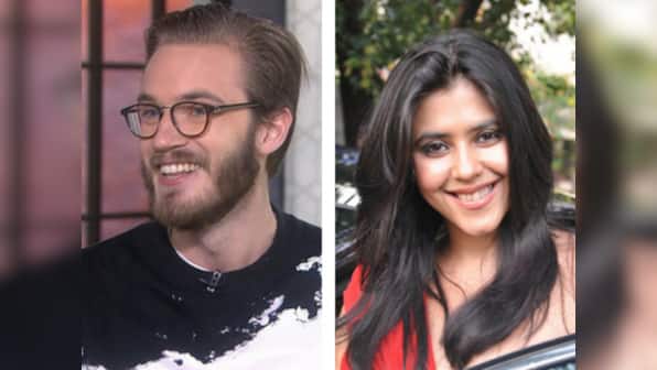 PewDiePie responds to Ekta Kapoor's tweets with new video titled 'she's angry because I made fun of her'