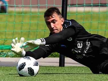 FIFA World Cup 2018: Uruguay goalkeeper Fernando Muslera wins 100th cap after starting match against Russia FIFA World Cup 2018: Uruguay goalkeeper Fernando Muslera wins 100th cap after starting match against Russia