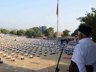 RSS steps in to help BJP as anger simmers in Jammu against party for 'surrendering' to PDP RSS steps in to help BJP as anger simmers in Jammu against party for 'surrendering' to PDP