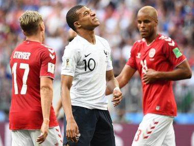 FIFA World Cup 2018: France, Denmark play out tournament's first 0-0 draw; Les Bleus shift focus to Round of 16 FIFA World Cup 2018: France, Denmark play out tournament's first 0-0 draw; Les Bleus shift focus to Round of 16