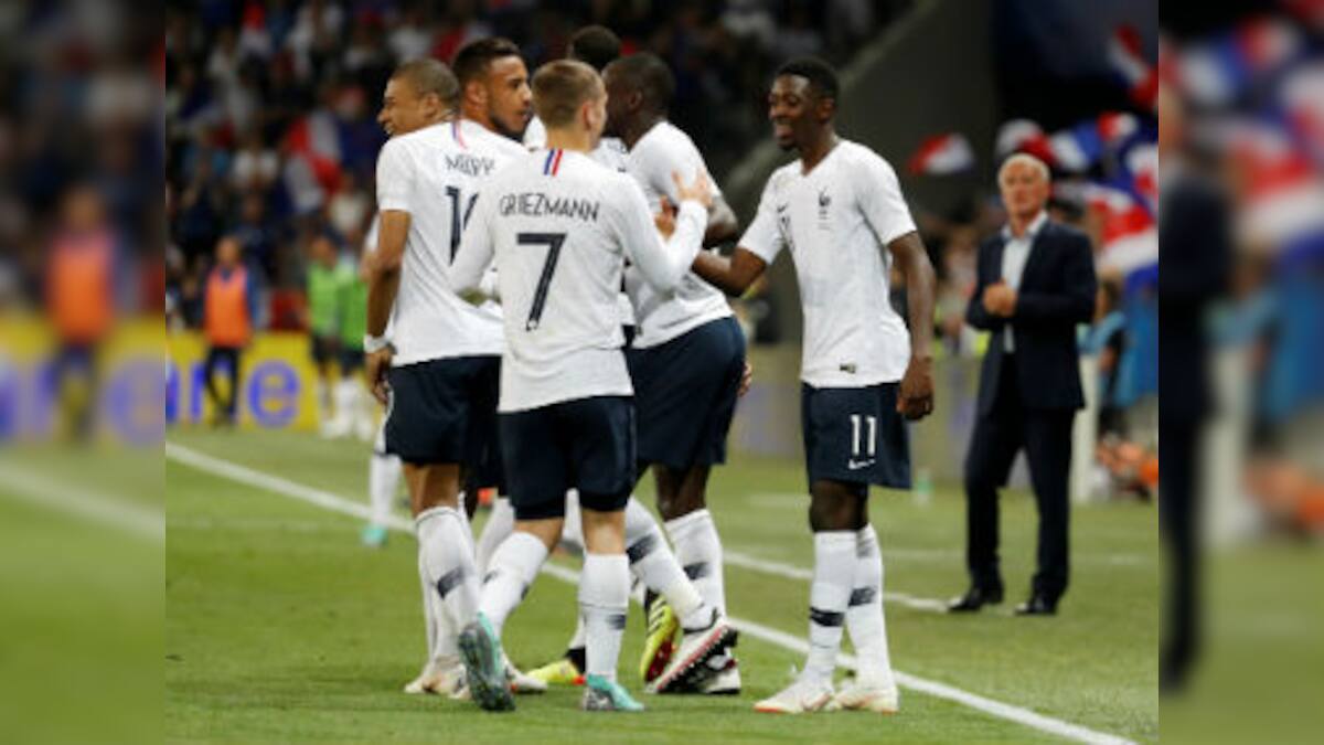 Flocage Officiel - France, Dembele, 1 étoile, WC 2018, Home, Blanc – Footpress
