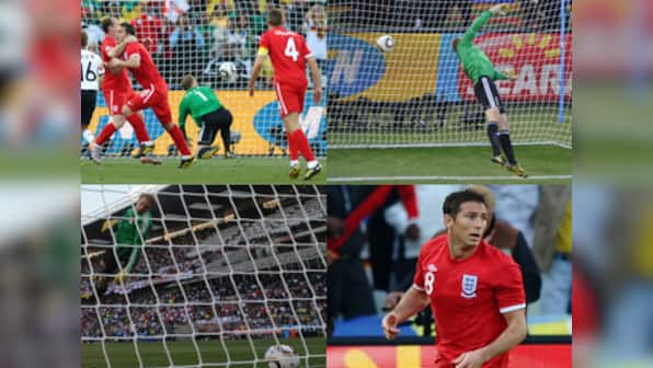 FIFA World Cup moments: When Frank Lampard's disallowed goal against Germany provided impetus for goalline technology