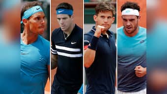 French Open 2018: Rafael Nadal faces Juan Martin del Potro in blockbuster semi-final; Dominic Thiem takes on giant-killing Marco Cecchinato