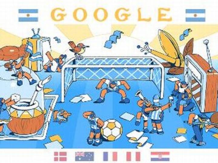 FIFA World Cup Google Doodle celebrates football culture in Argentina, France and other nations on Day 8