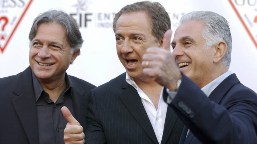 Guess Inc. founders and brothers, from left, Armand, Paul and Maurice Marciano. AP