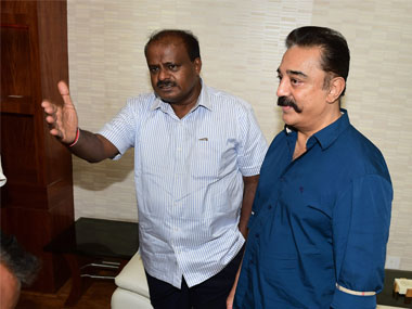 Kamal Haasan, HDK discuss Cauvery water-sharing in Bengaluru, say farmers of both Karnataka, Tamil Nadu important Kamal Haasan, HDK discuss Cauvery water-sharing in Bengaluru, say farmers of both Karnataka, Tamil Nadu important
