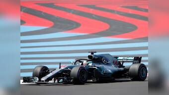 French Grand Prix: Lewis Hamilton fastest in opening practice session ahead of Mercedes teammate Valtteri Bottas