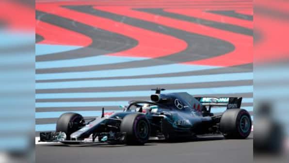 French Grand Prix: Lewis Hamilton fastest in opening practice session ahead of Mercedes teammate Valtteri Bottas