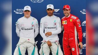 French Grand Prix: Lewis Hamilton takes pole ahead of teammate Valtteri Bottas after rain-hit, crash-marred qualifying