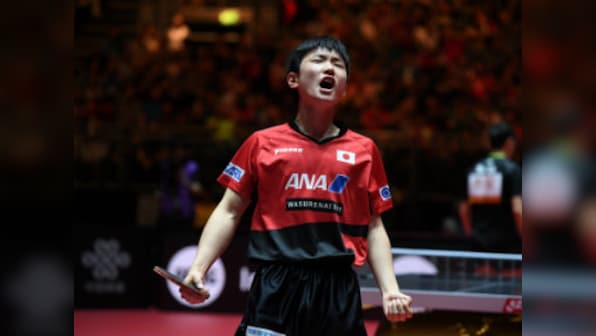 Japan Open table tennis: Teenager Tomokazu Harimoto stuns Olympic champion and idol Ma Long to enter semi-finals