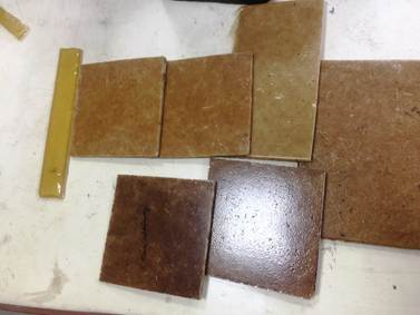 Tiles developed by IIT Researchers using waste including plastic.