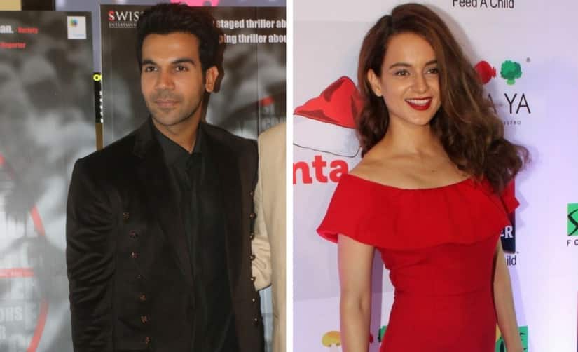 Rajkummar Rao and Kangana Ranaut/Image from Twitter.
