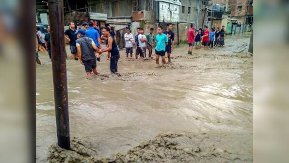 Torrential rains lash northeastern states, kill four, leave thousands homelss; flood-hit Tripura seeks Army's help