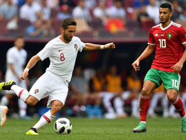 FIFA World Cup 2018: Portugal midfielder Joao Moutinho misses training due through illness ahead of match against Iran FIFA World Cup 2018: Portugal midfielder Joao Moutinho misses training due through illness ahead of match against Iran
