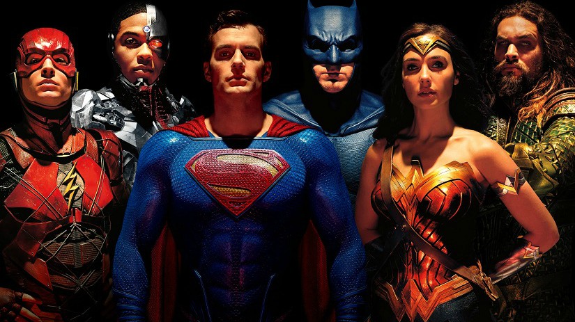 Justice League superheroes. justiceleaguemovie.com
