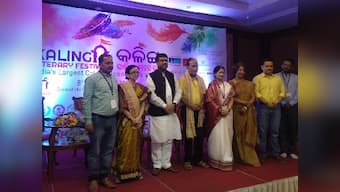 Kalinga Literary Festival kicks off in Odisha; Amish Tripathi, Nirupama Rao receive awards from Dharmendra Pradhan