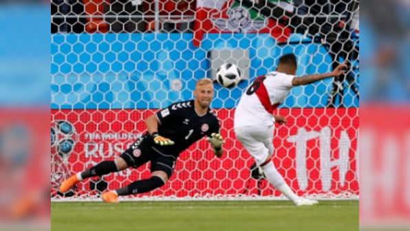 FIFA World Cup 2018: Denmark goalkeeper Kasper Schmeichel earns coach’s praise for acrobatic saves in 1-0 win over Peru