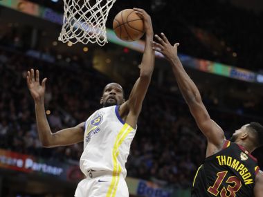 Kevin Durant scored 43 points to help Golden State Warriors to a 3-0 lead Cleveland Cavaliers in the NBA Finals. AP