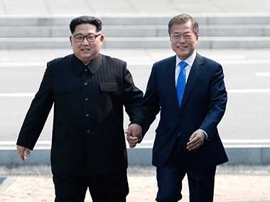 US-North Korea summit: Kim Jong-un and Moon Jae-in talk relinking cross-border railways and roads