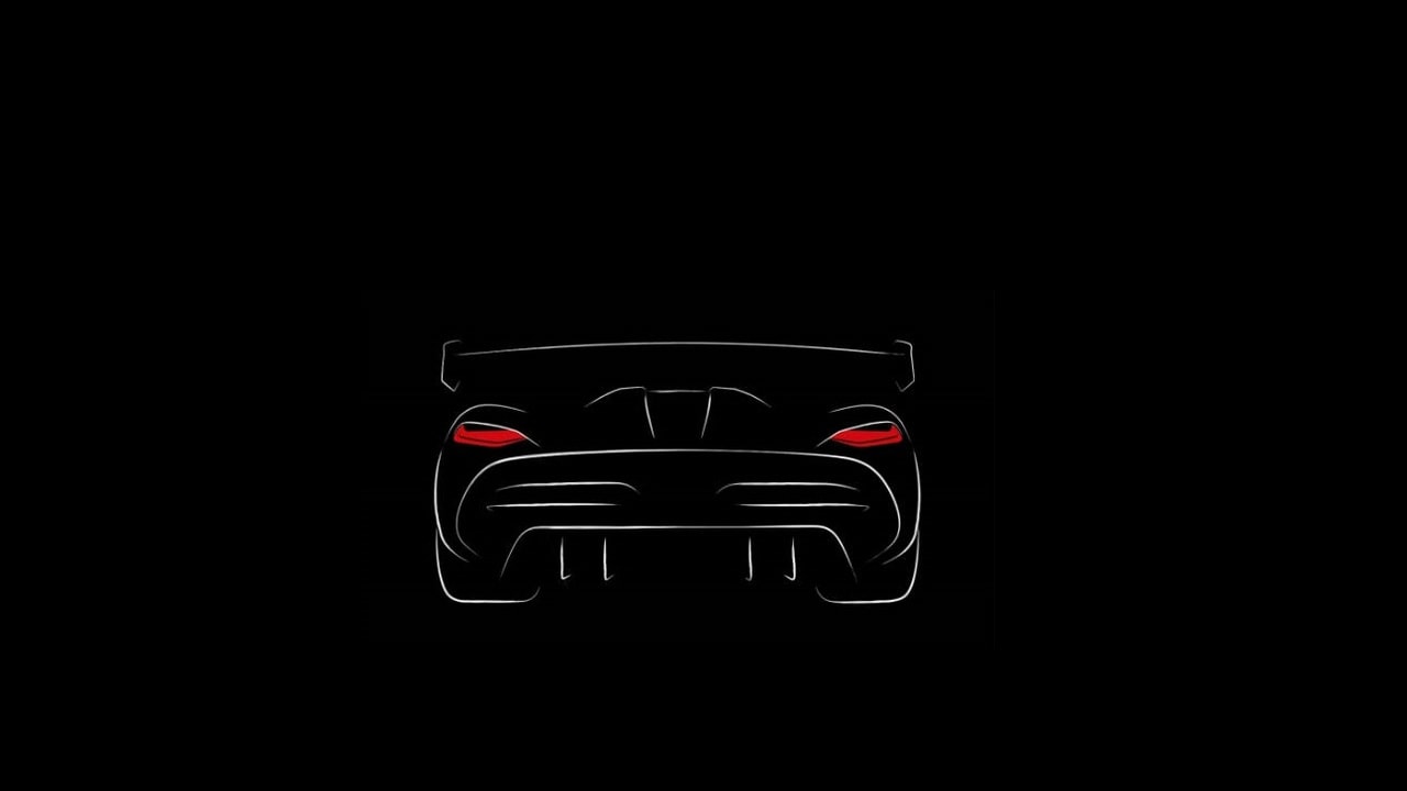 Teaser from Koenigsegg. Image Credits Overdrive