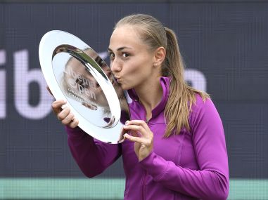 Libema Open: Aleksandra Krunic fights back from the brink against Kirsten Flipkens to lift her maiden WTA title Libema Open: Aleksandra Krunic fights back from the brink against Kirsten Flipkens to lift her maiden WTA title