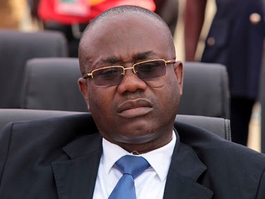 File image of President of Ghana Football Association Kwasi Nyantakyi. AP