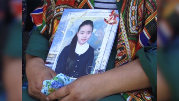 Thousands protest in Kyrgyzstan after abductor murders woman in a police station