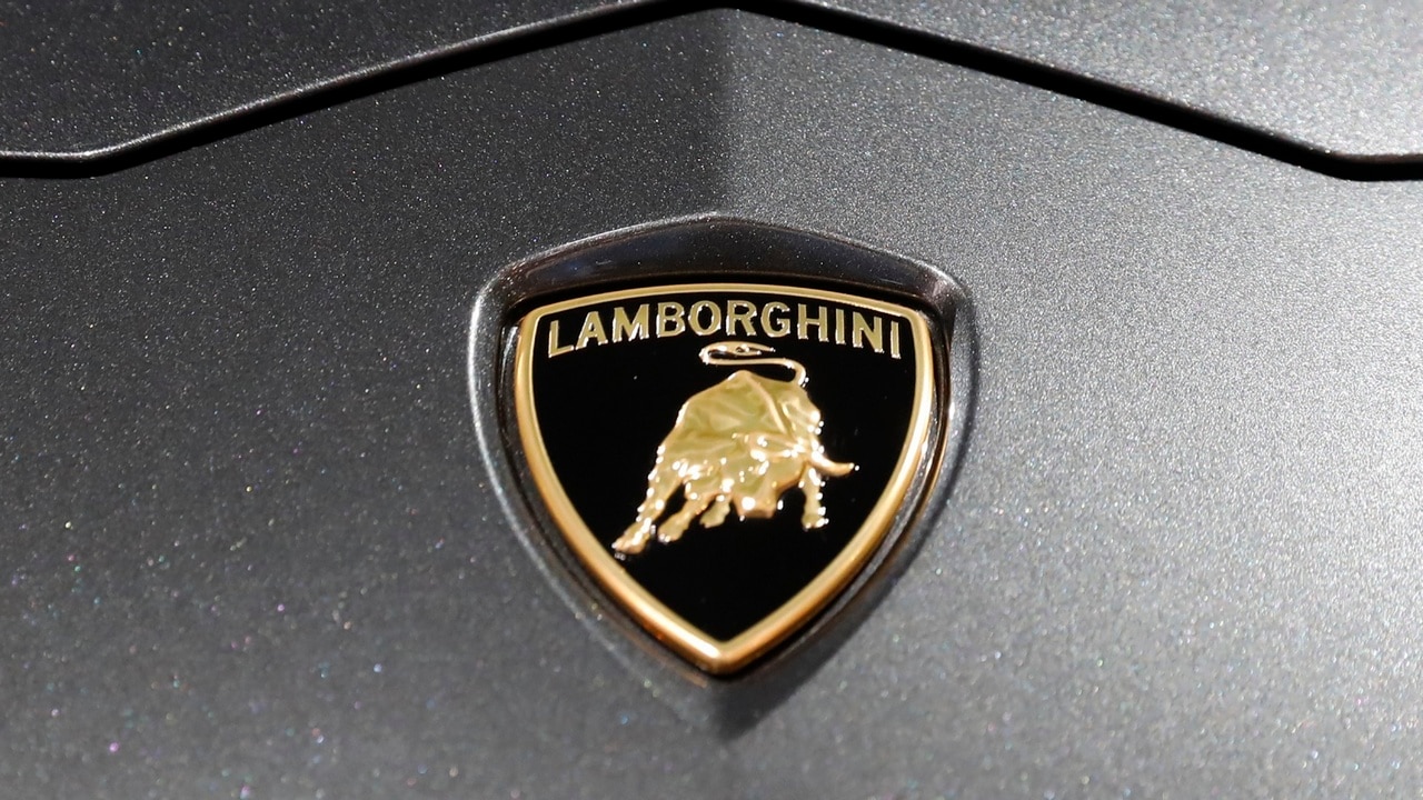 The Lamborghini logo. Reuters