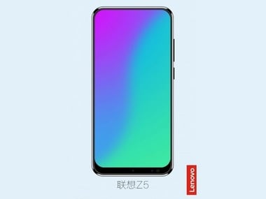 Lenovo Z5 render. Image: Weibo