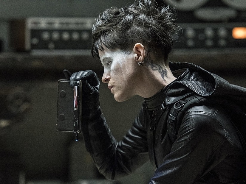 Claire Foy as Lisbeth Salander in The Girl in the Spider's Web. Image via Twitter