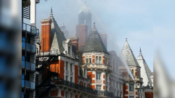 Fire erupts at London's Mandarin Oriental Hotel, 120 firefighters deployed to tackle blaze