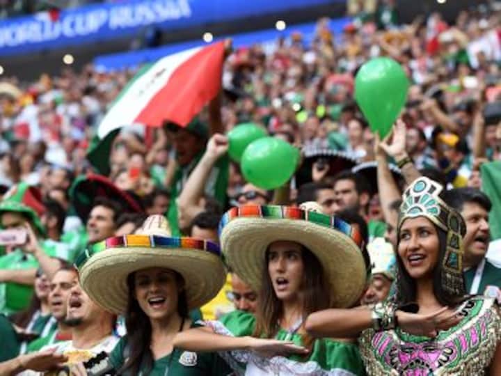 FIFA World Cup 2018: Mexican wave washes over Moscow as vibrant fans celebrate team's victory over Germany
