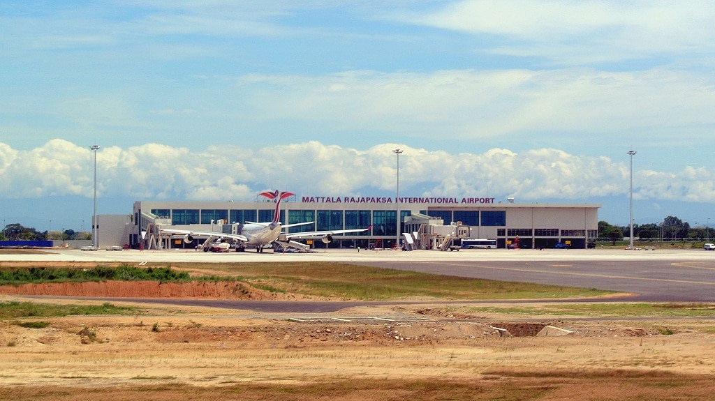 The terminal building of the Mattala Rajapaksa International Airport, dubbed the emptiest airport in the world. — WIKIMEDIA COMMONS