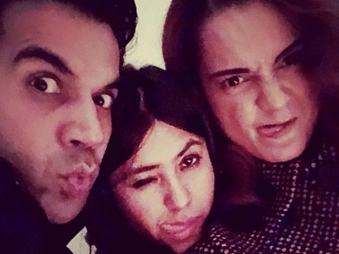 Kangana Ranaut's first look from Mental Hai Kya revealed; Queen star sports bronze curls, tinted retro glasses Kangana Ranaut's first look from Mental Hai Kya revealed; Queen star sports bronze curls, tinted retro glasses