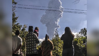 Indonesia's Merapi volcano ejects towering column of ash: Planes told to avoid area