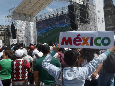 FIFA World Cup 2018: Mexico fans trigger earthquake sensors while celebrating Hirving Lozano's goal against Germany FIFA World Cup 2018: Mexico fans trigger earthquake sensors while celebrating Hirving Lozano's goal against Germany