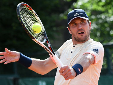 Mischa Zverev in action at the French Open in Paris. AFP