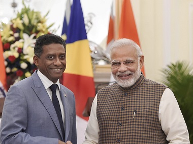 Seychelles president in India: Danny Faure holds 'frank' talks with Narendra Modi, agrees to work on Assumption Island deal Seychelles president in India: Danny Faure holds 'frank' talks with Narendra Modi, agrees to work on Assumption Island deal