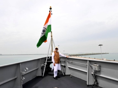 Narendra Modi in Singapore: PM visits Changi Naval Base, meets officers of Indian Navy, Royal Singapore Navy Narendra Modi in Singapore: PM visits Changi Naval Base, meets officers of Indian Navy, Royal Singapore Navy