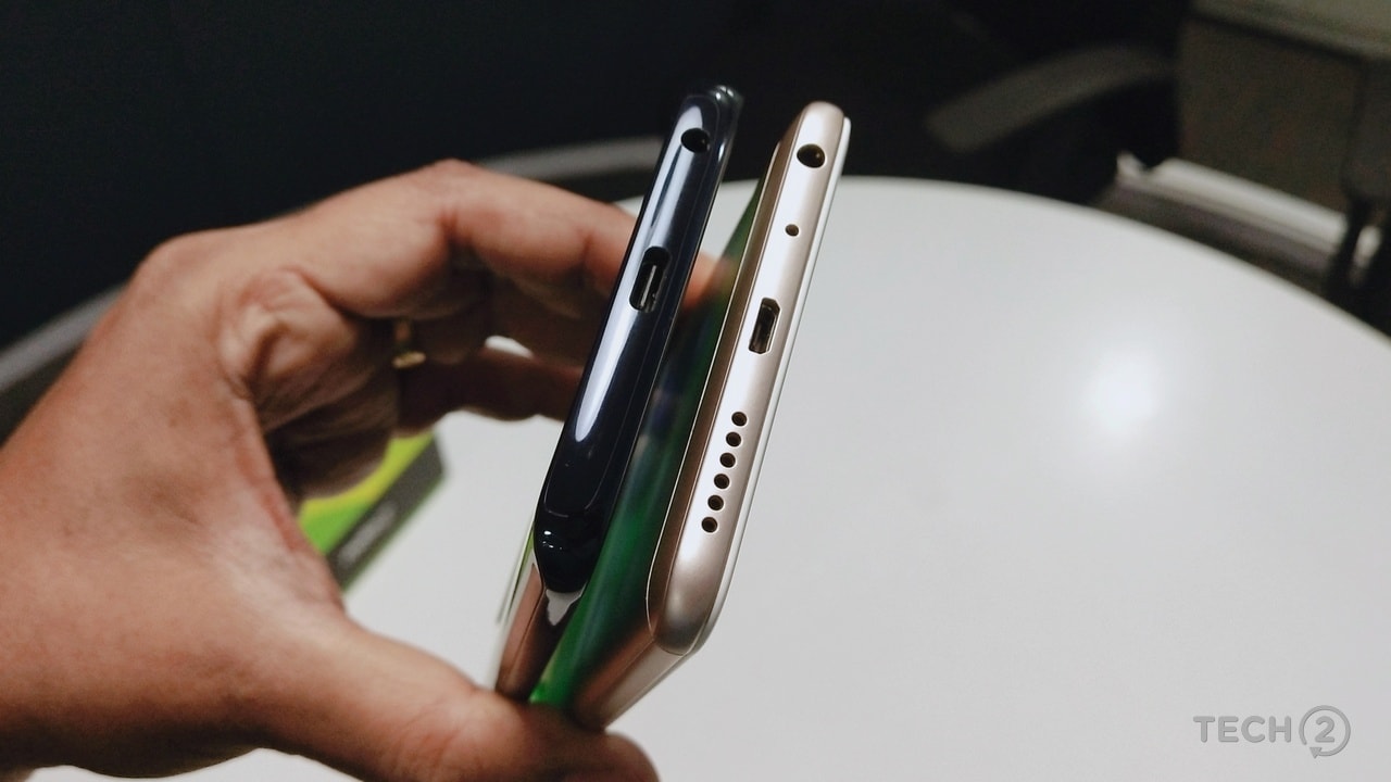 The Motorola Moto G6 vs the Xiaomi Redmi Note 5 Pro. Image: tech2/Sheldon Pinto