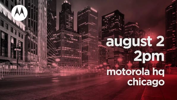 Motorola to unveil something "big" at an event in Chicago on 2 August
