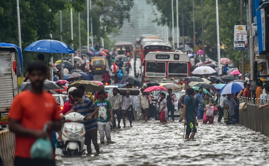 Waterlogging was reported in parts of central Mumbai like Dadar east, Parel, Sion, and Kings Circle. The BMC said flooding was prevented in even the most flood-prone zones in the city because of corrective works carried out in 120 areas. PTI Waterlogging was reported in parts of central Mumbai like Dadar east, Parel, Sion, and Kings Circle. The BMC said flooding was prevented in even the most flood-prone zones in the city because of corrective works carried out in 120 areas. PTI