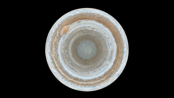 Postcards from Jupiter: NASA space probe Juno continues to send back stunning images of the gas giant