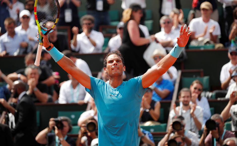 Top seed Rafael Nadal Simona Halep cruise through to quarter-finals Serena Williams withdraws on Day 10 of French Open
