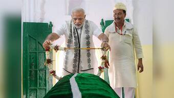 Narendra Modi in Maghar: Congress criticises PM for not covering head at poet's mausoleum, tells him to follow Sant Kabir's teachings