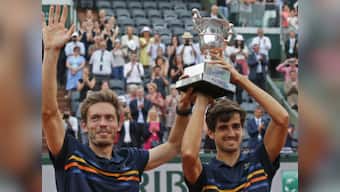 French Open 2018: Home favourites Nicolas Mahut and Pierre-Hughes Herbert clinch men's doubles title